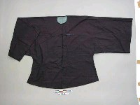 藏品(暗紫地團花馬掛)的圖片